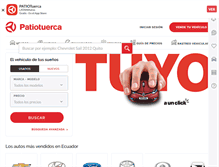Tablet Screenshot of ecuador.patiotuerca.com